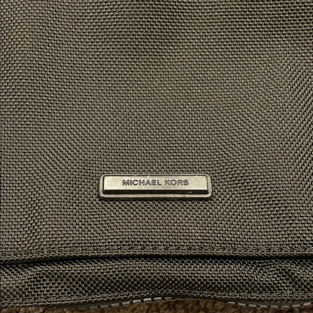 Michael Kors Men’s Black Canvas Messenger Bag